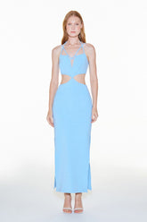 VESTIDO MIDI ALÇAS TRANSPASSADAS COLEÇÃO VERÃO 24